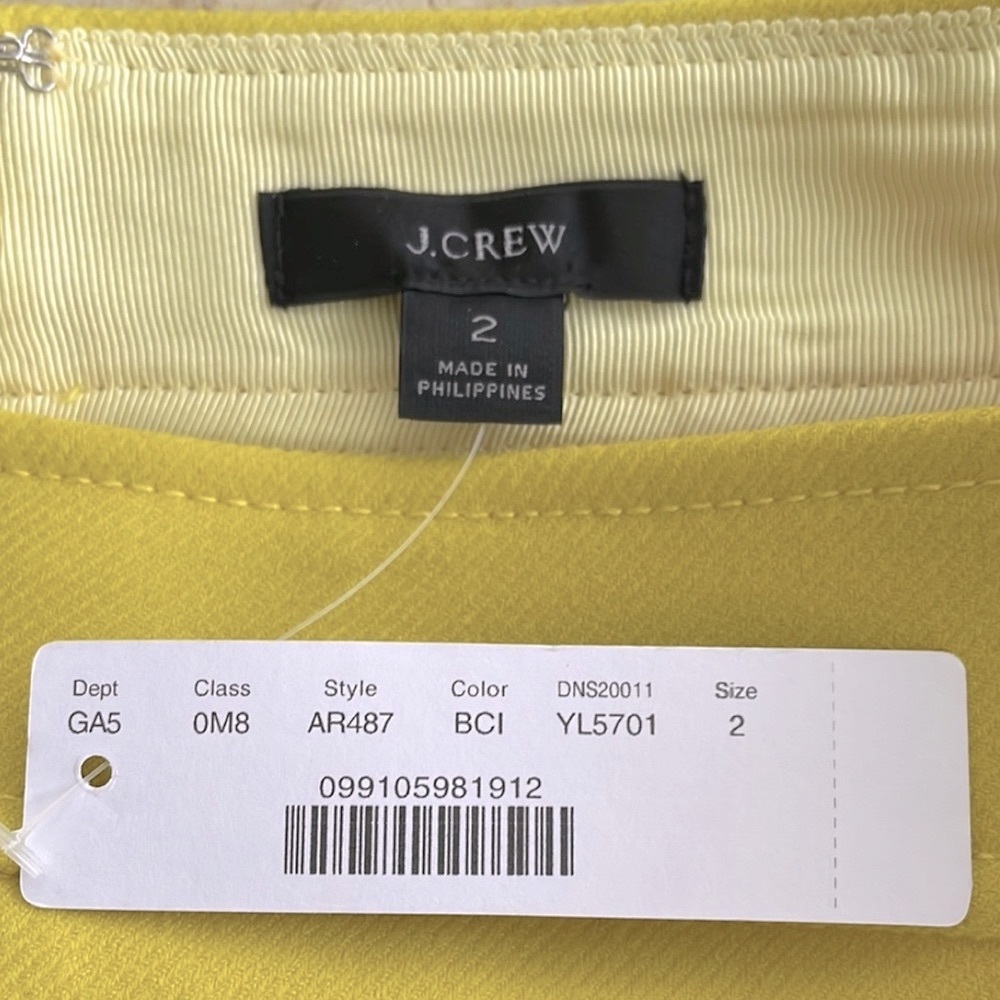 NWT J.Crew mini skirt in double-serge wool skirt. - Picture 9 of 12